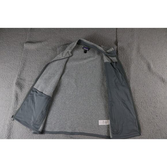 Patagonia Mens XXL Gray Better Sweater Vest Fleece Lined Full Zip - Picture 3 of 6